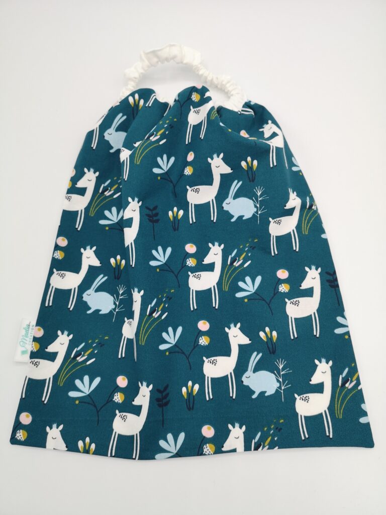 Serviette de table élastique lapin cerf