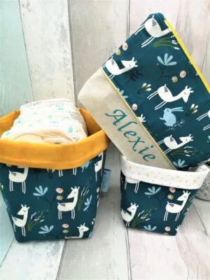 Lots de paniers + trousse