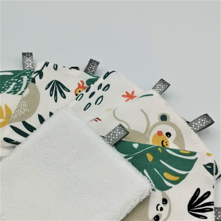 Lingettes jungle blanc
