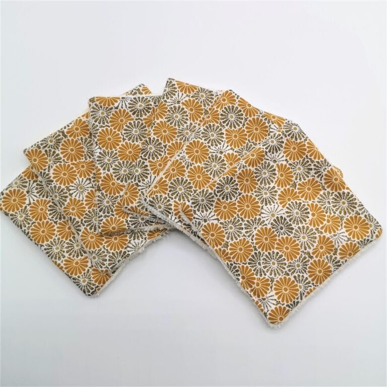 Lingettes Fleurs dorées 1