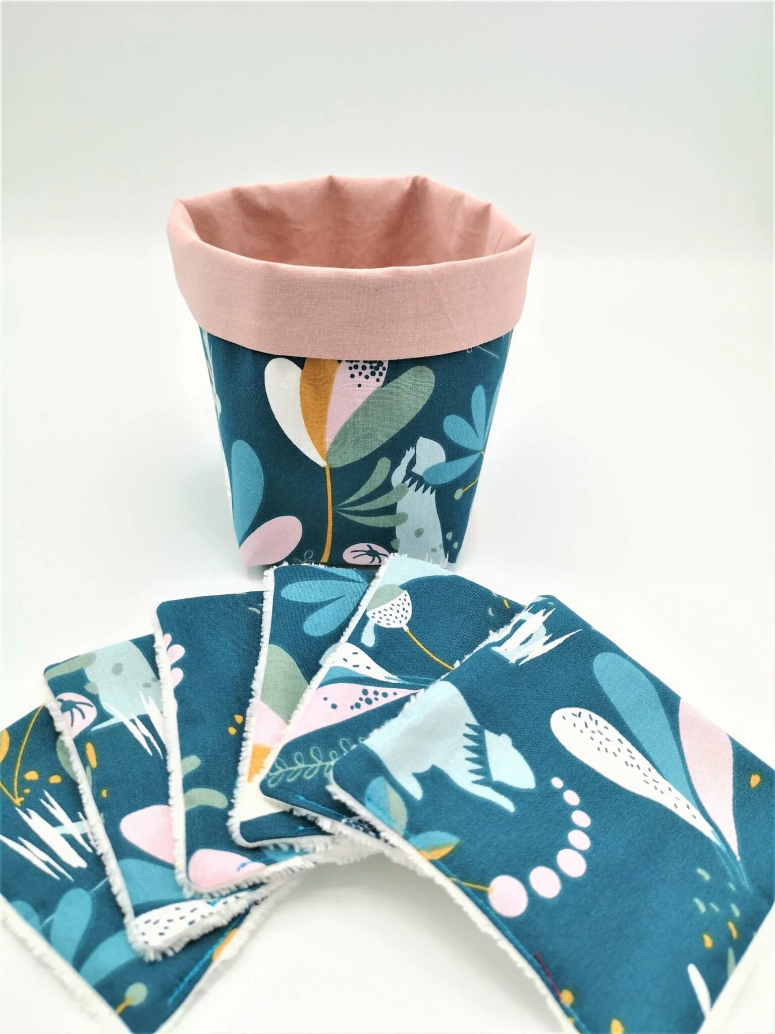 Panier lingette lapin écureuil