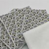 Lingettes éventails gris