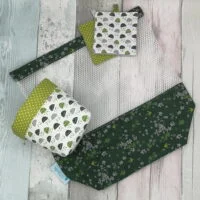 kit salle de bain vert