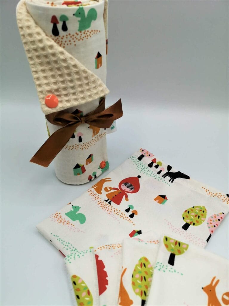 Essuie-tout et lingettes lavables
