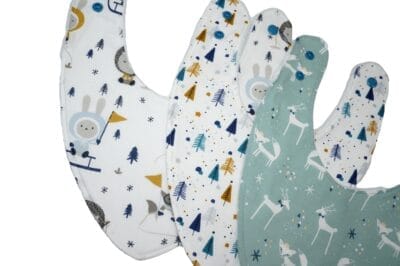Bavoir bandana de Noël personnalisé pour le premier Noël de bébé