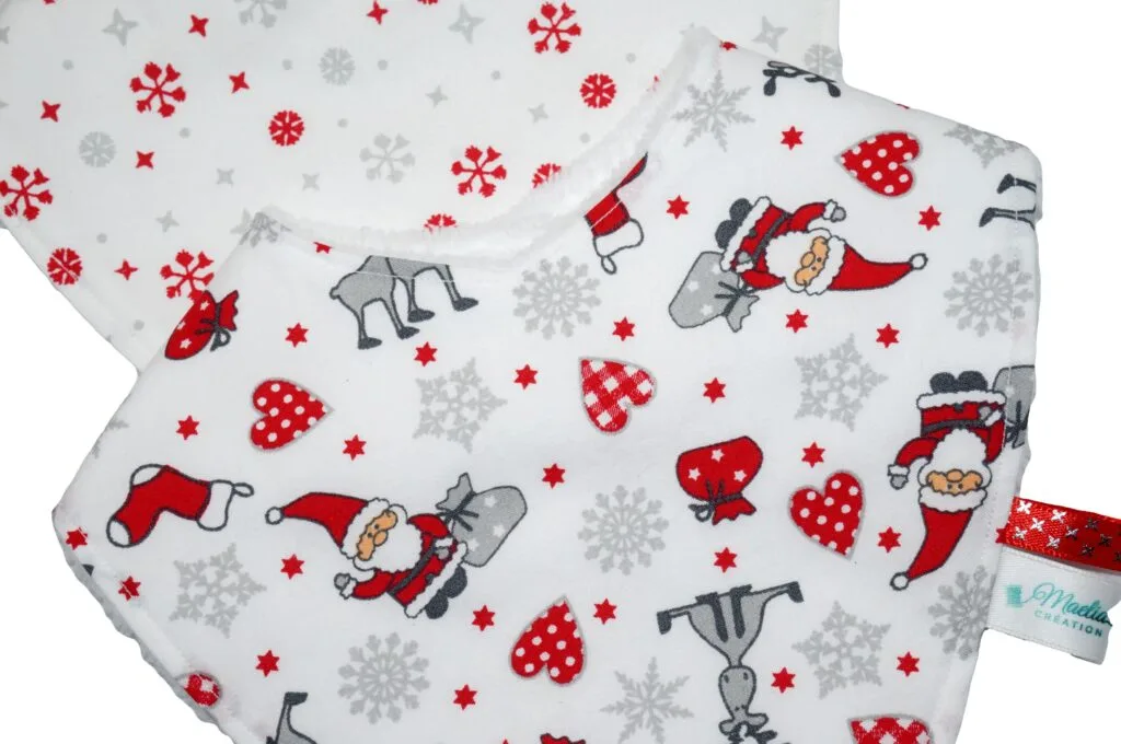 Bavoir bandana de Noël
