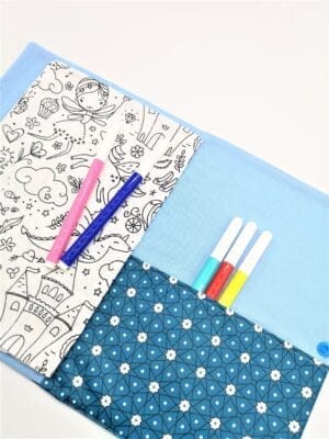 Carnet de coloriage lavable réutilisable, cadeau enfant zéro déchet