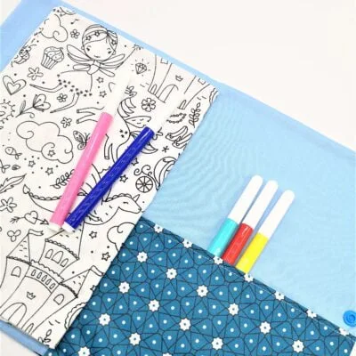 Carnet de coloriage lavable