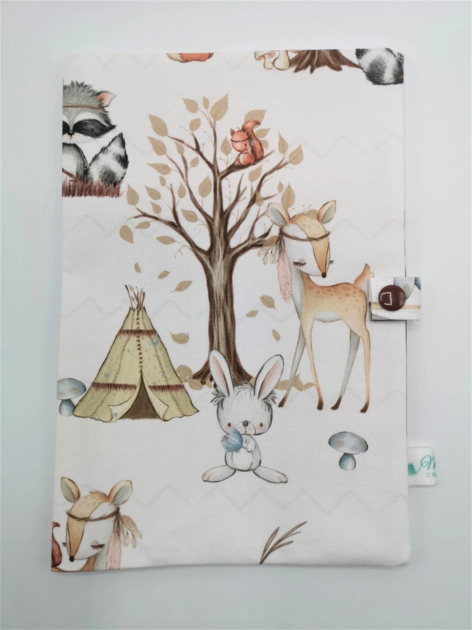 Protège carnet de santé "Animaux des bois"