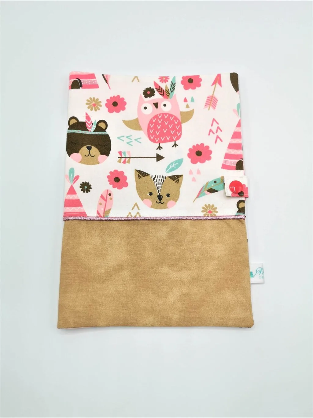 Protège Carnet de santé "Animaux hippie"