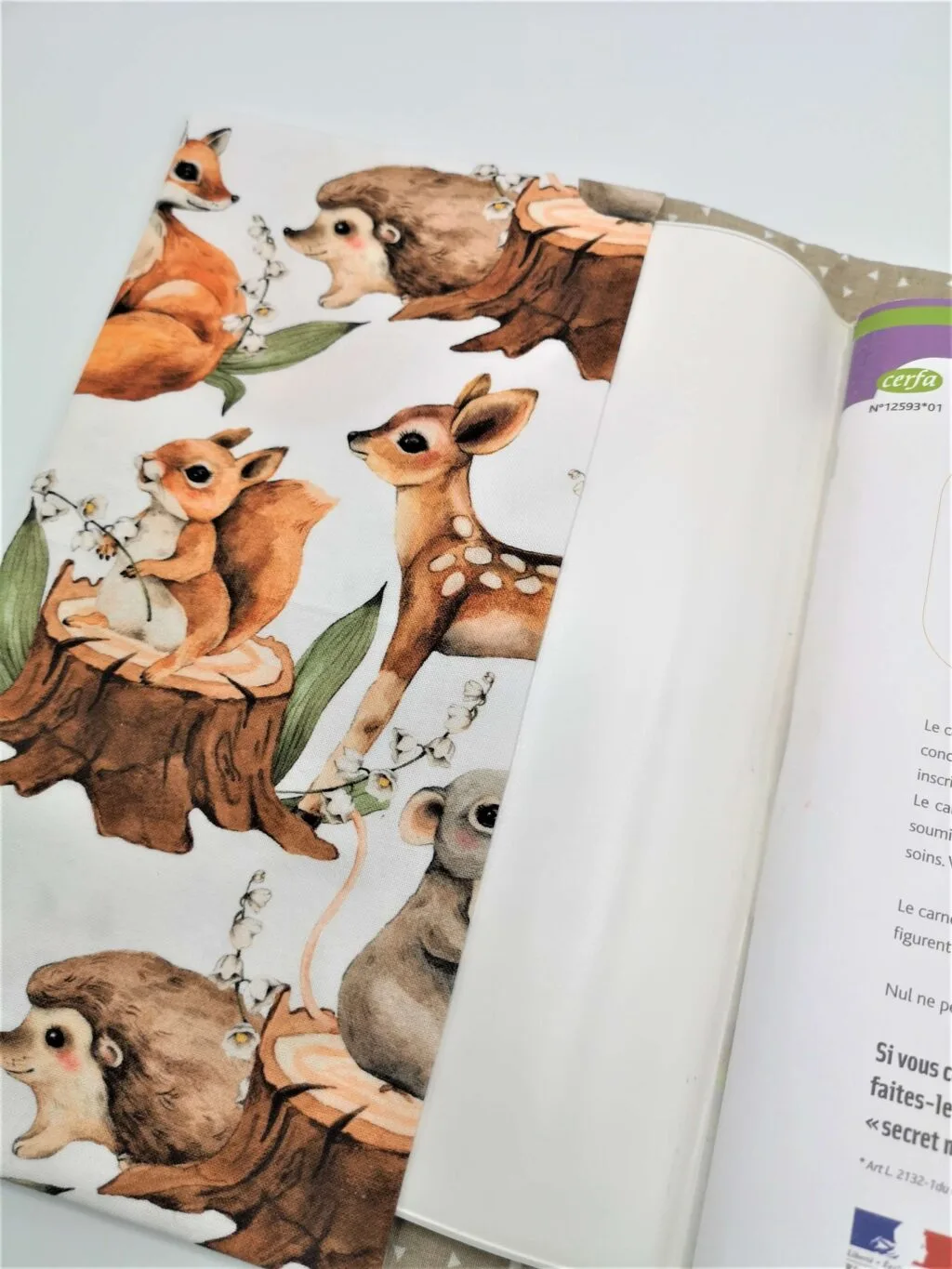 Protège Carnet de santé "Animaux hippie"