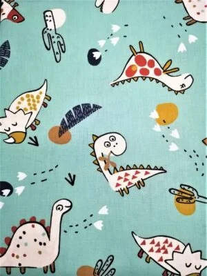Tissu - Coton - Dinosaures