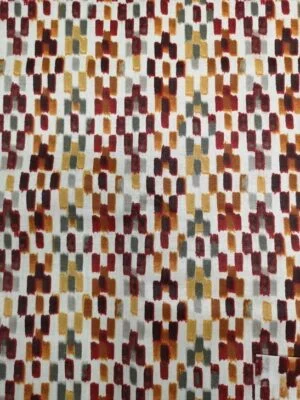Tissu - Coton enduit - Rectangles amérindiens