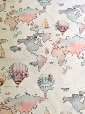 Tissu - Coton - Tour du monde
