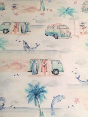 Tissu - Coton - Van Life