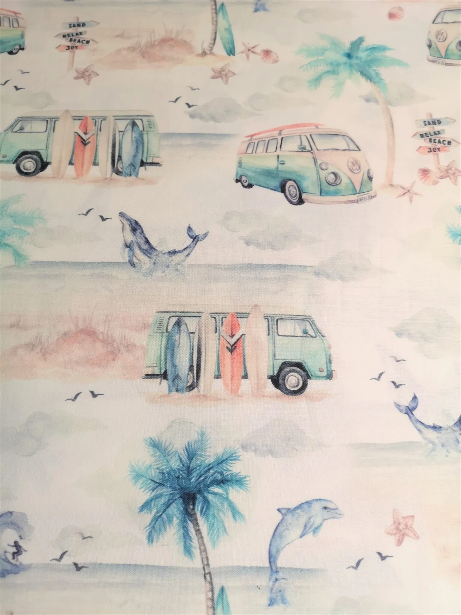 Tissu - Coton - Van Life