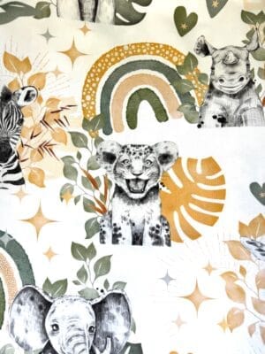 Tissu - Designer -Savane rainbow