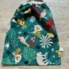 Serviette elastique maternelle jungle vert